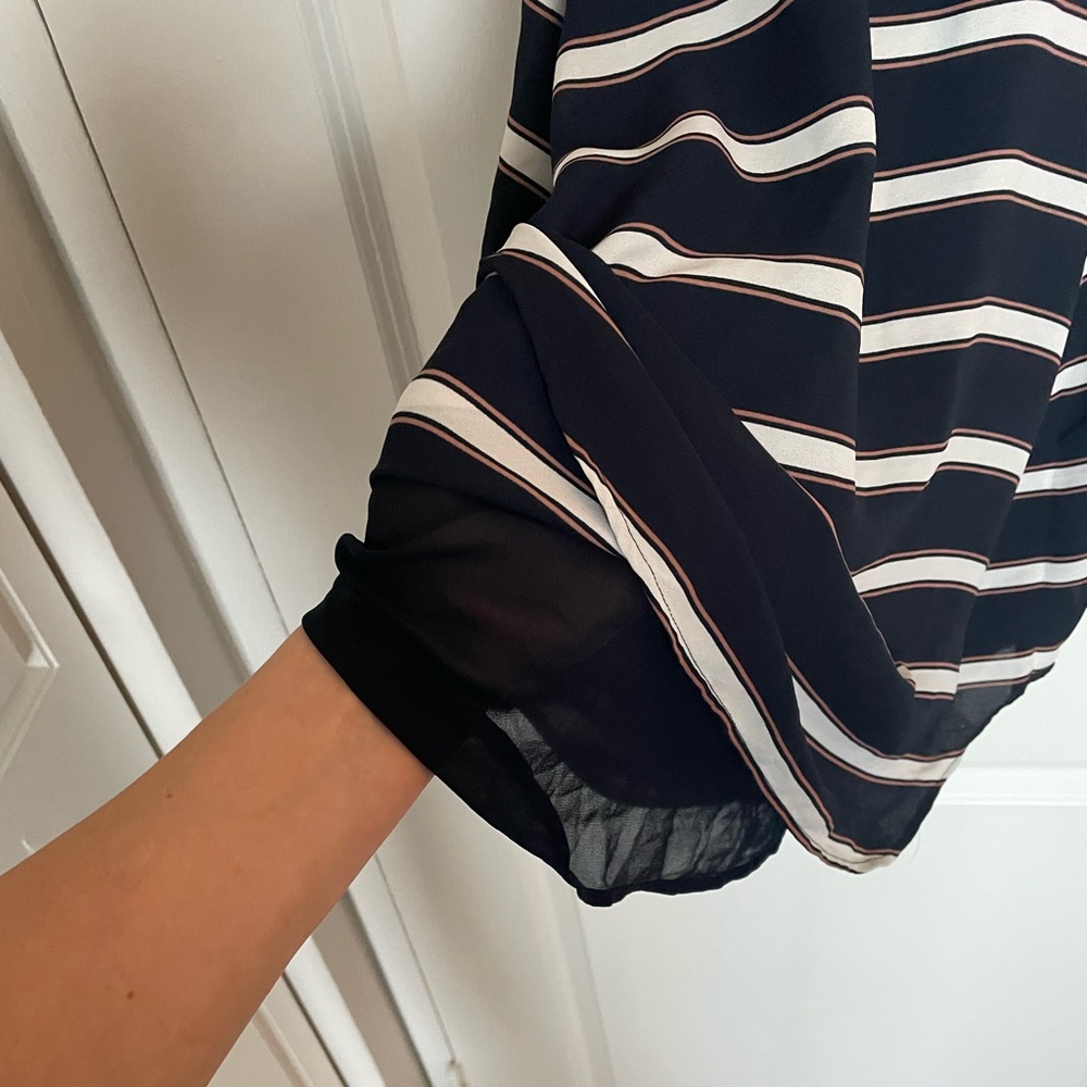 Loft Navy Striped Tank - Picture 5 of 5